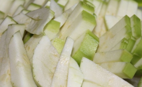 Zucchini and Champignon Appetizer step 1