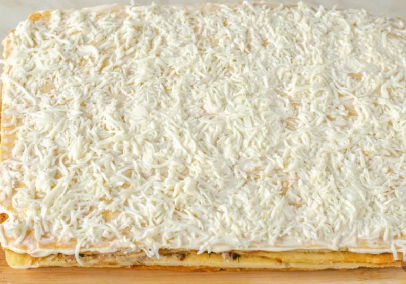 Mimosa Snack Cakes with Canned Fish, Eggs and Cheese step 27