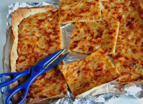 Lavash Snack Cake with Onions and Cheese step 15