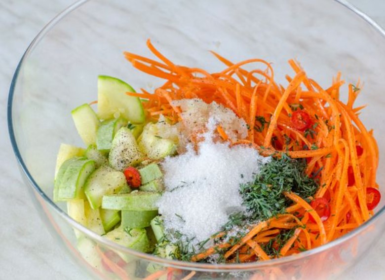 Korean Zucchini Salad step 11