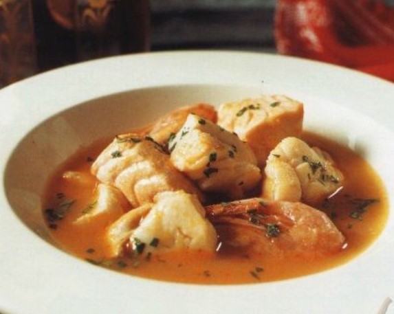 Fish Soup with Shrimps