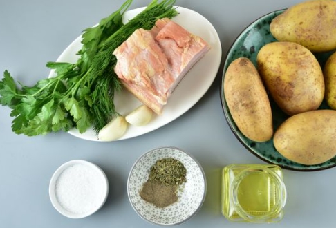 Baked Potatoes with Smoked Brisket, on Skewers step 1