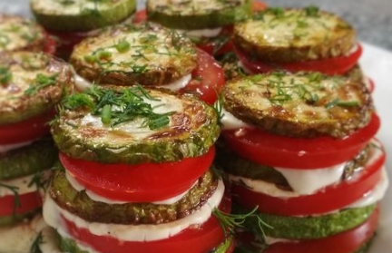 Zucchini and Tomato Appetizer