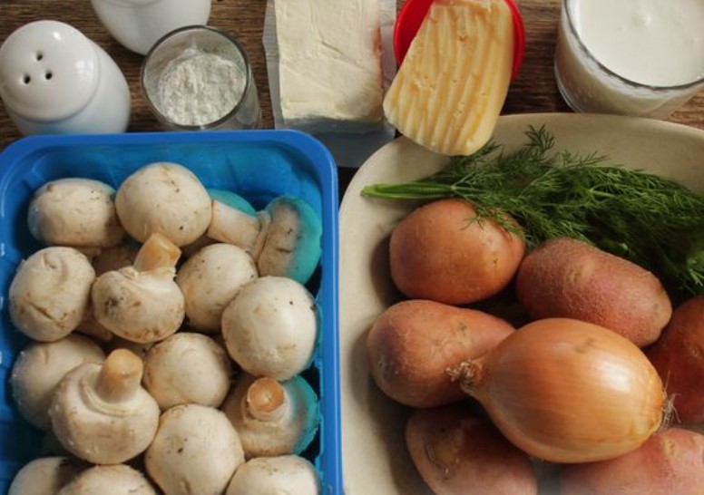 Champignon Julienne, Potato “Boats” step 1