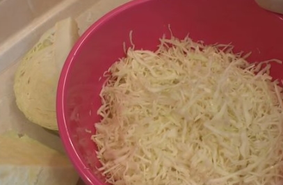Sauerkraut (White and Pink) step 2
