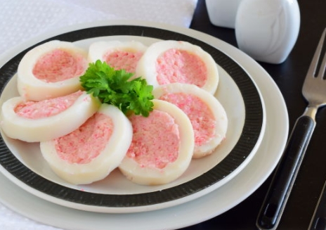 Squid Stuffed with Crab Sticks step 10