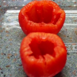 Egg in a Tomato, French step 2