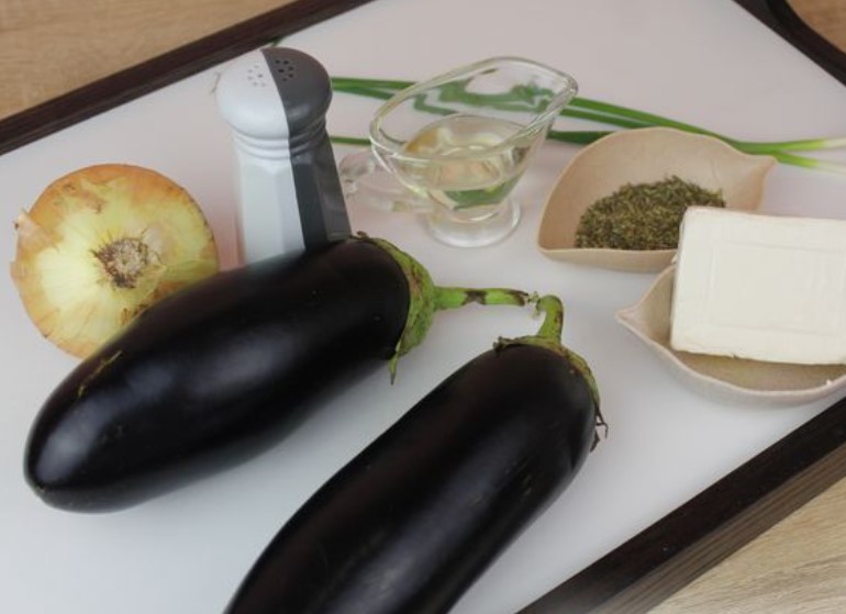 Fried Eggplant with Melted Cheese step 1