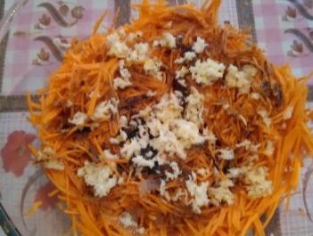 Korean Carrots step 2