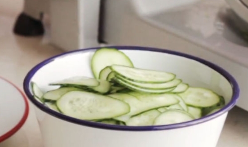 Quick Pickles with Caraway Seeds step 1