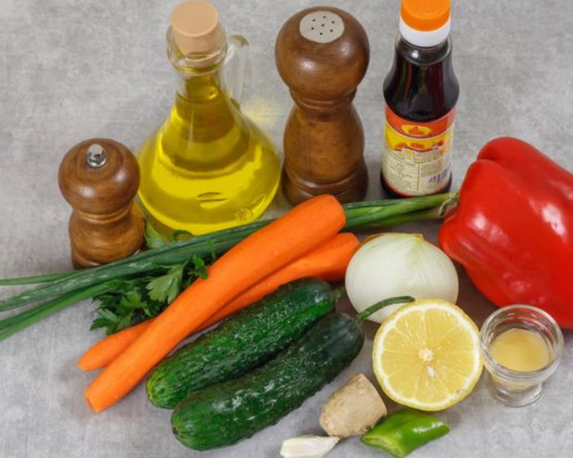 Thai Vegetable Salad step 1