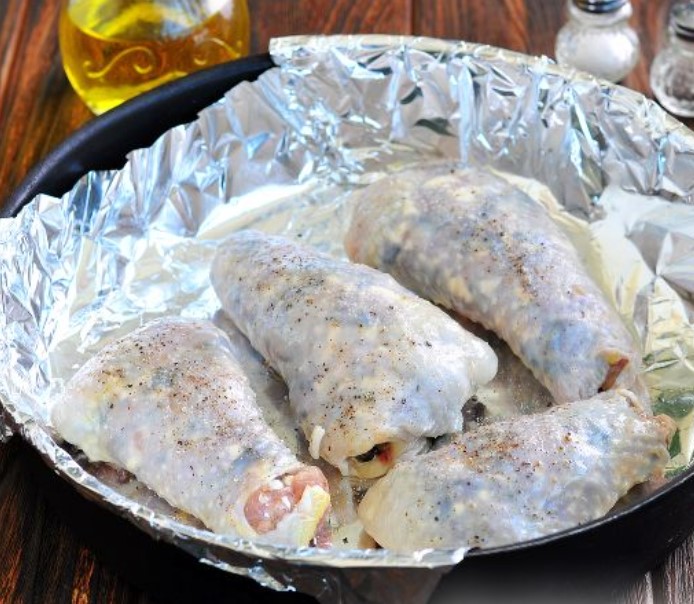 Stuffed Chicken Drumsticks step 7