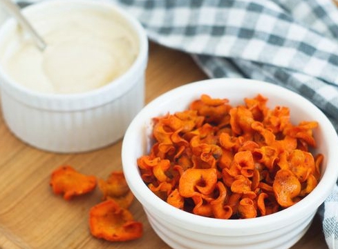 Spiced Carrot Chips (Oven)