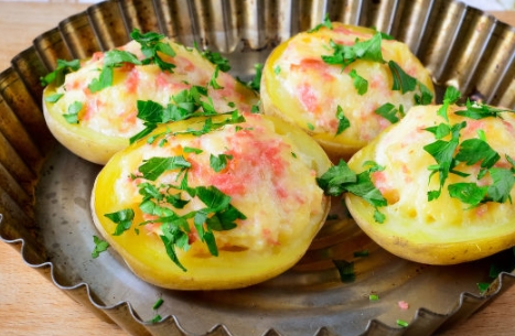 Potatoes Stuffed with Cheese and Sausage step 9