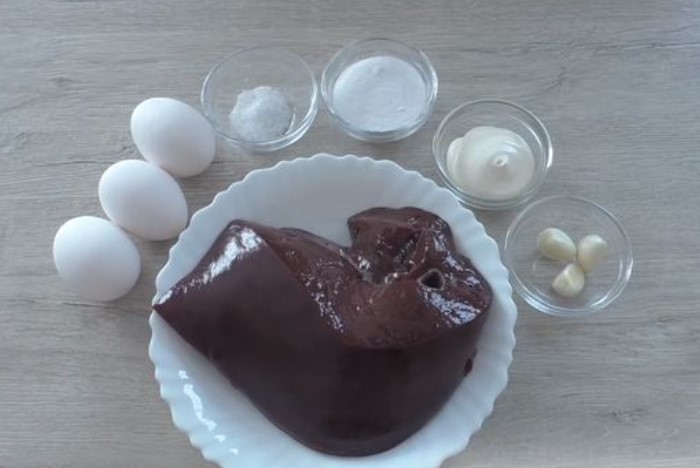 Liver and Egg Chamomile Snack step 1