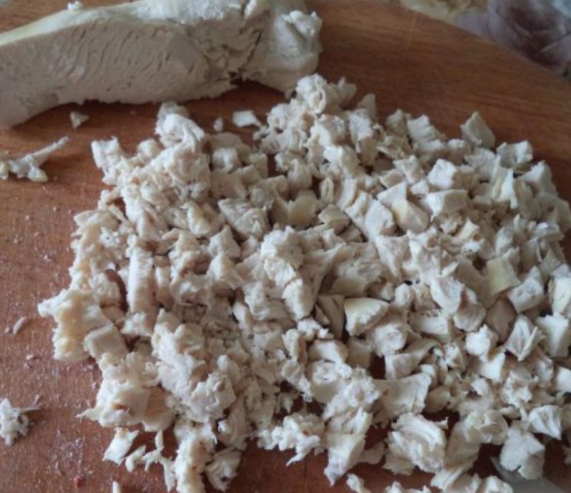 Salad “Watermelon Slice” step 2