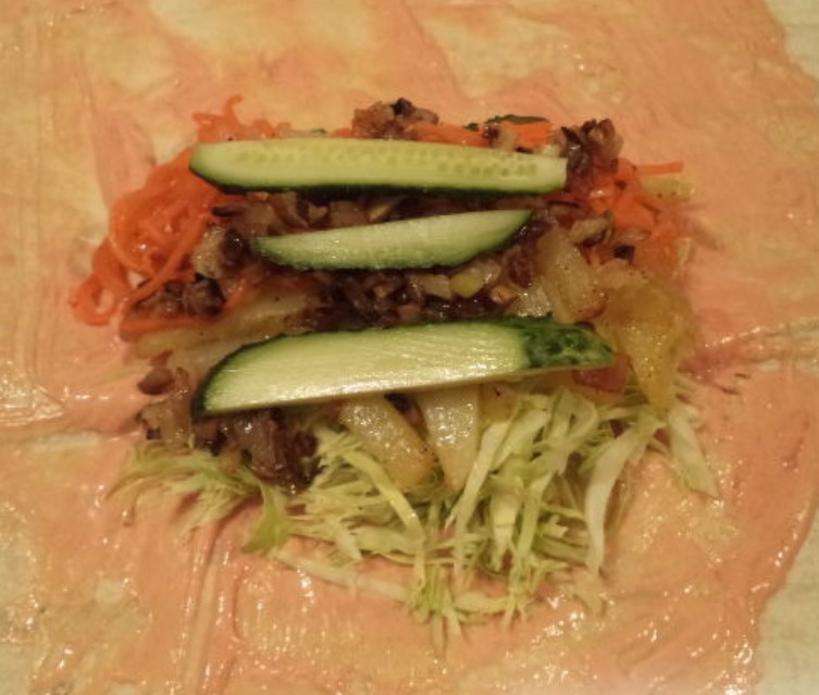 Vegetarian Shawarma step 8