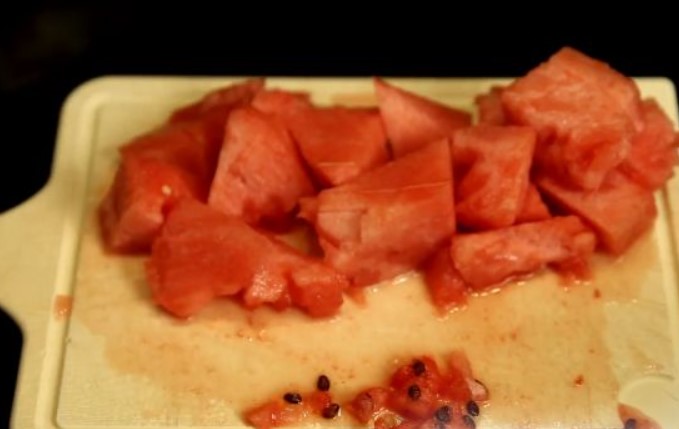 Gazpacho with Watermelon step 1