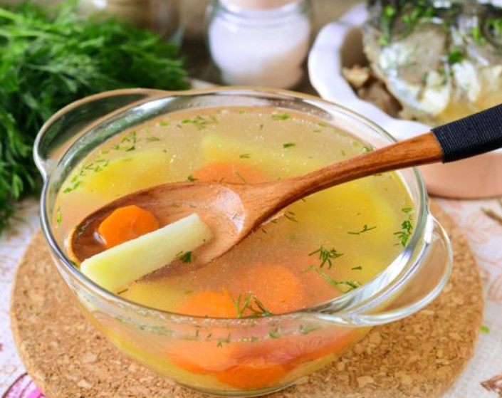 Homemade Carp Fish Soup