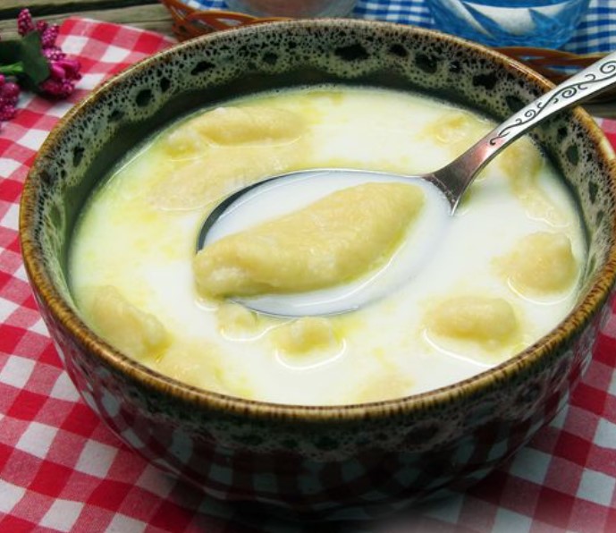 Milk Soup with Dumplings