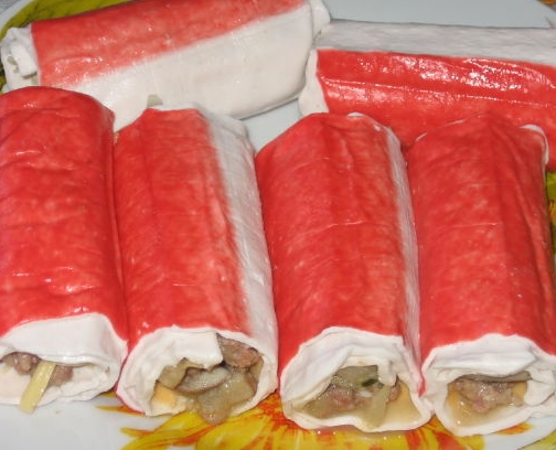 Crab Stick Rolls step 8