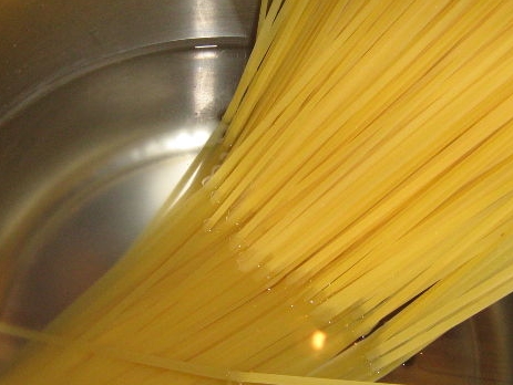 Pasta Linguine with Mussels step 4