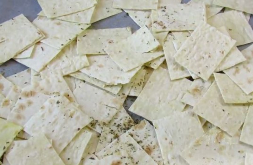 Lavash Croutons and Chips (Beer Cnacks) step 8