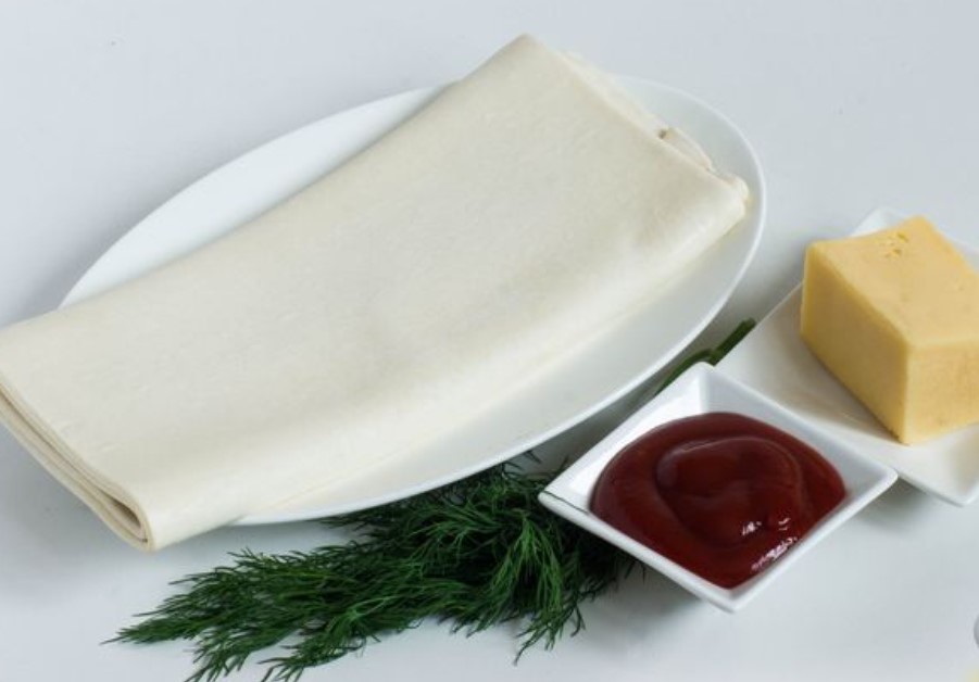 Puff Buns “Hearts” with Cheese step 1