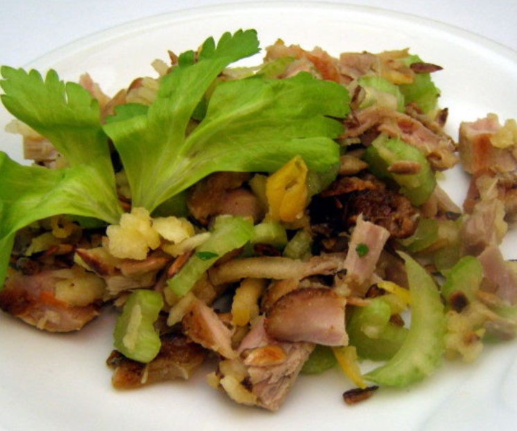 Chicken Salad with Celery and Seeds