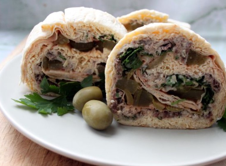 Lavash Roll with Fish Filling