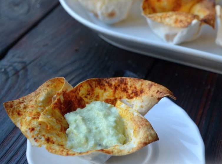Lavash Tartlets with Cottage Cheese Cream and Caviar step 8