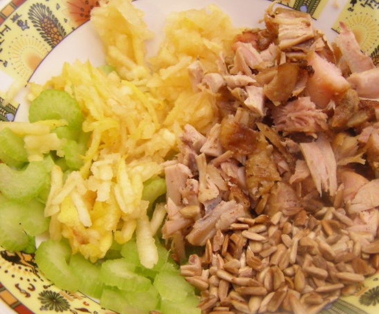 Chicken Salad with Celery and Seeds step 5