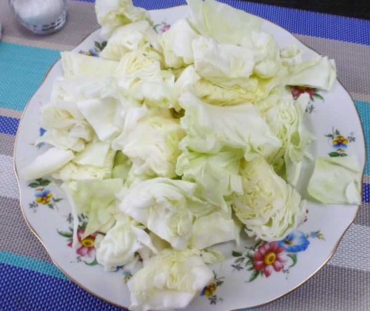 Cabbage Pate step 2