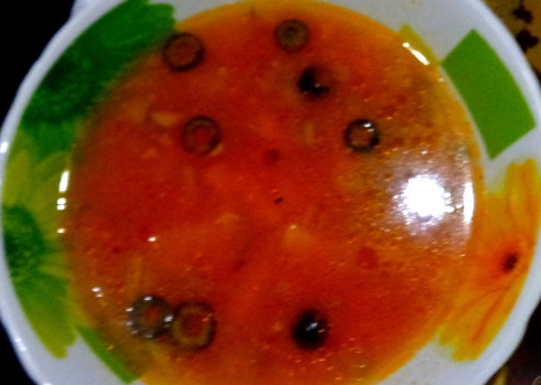 Solyanka in Chicken Broth