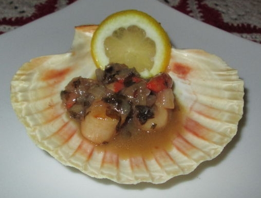 Scallops in Lemon Sauce