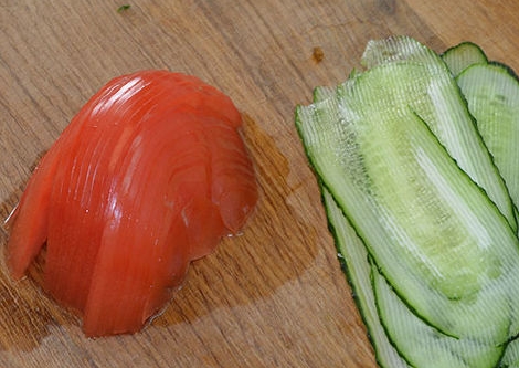 Tomato Rose step 1