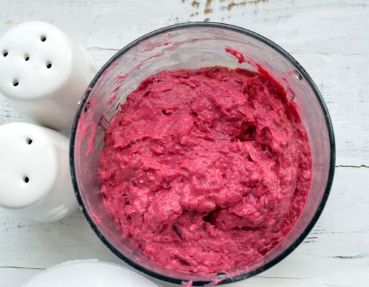 Herring Spread with Beetroot and Cream Cheese step 6