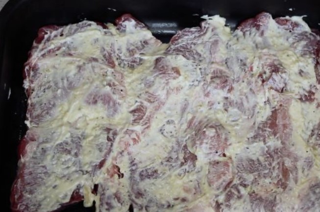 Meat Baked with Tomatoes and Cheese step 6