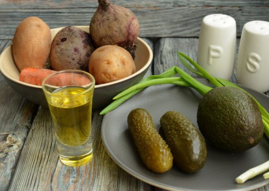 Vinaigrette with Avocado step 1