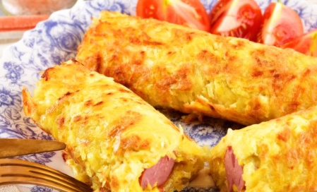 Sausages in a Potato Coat