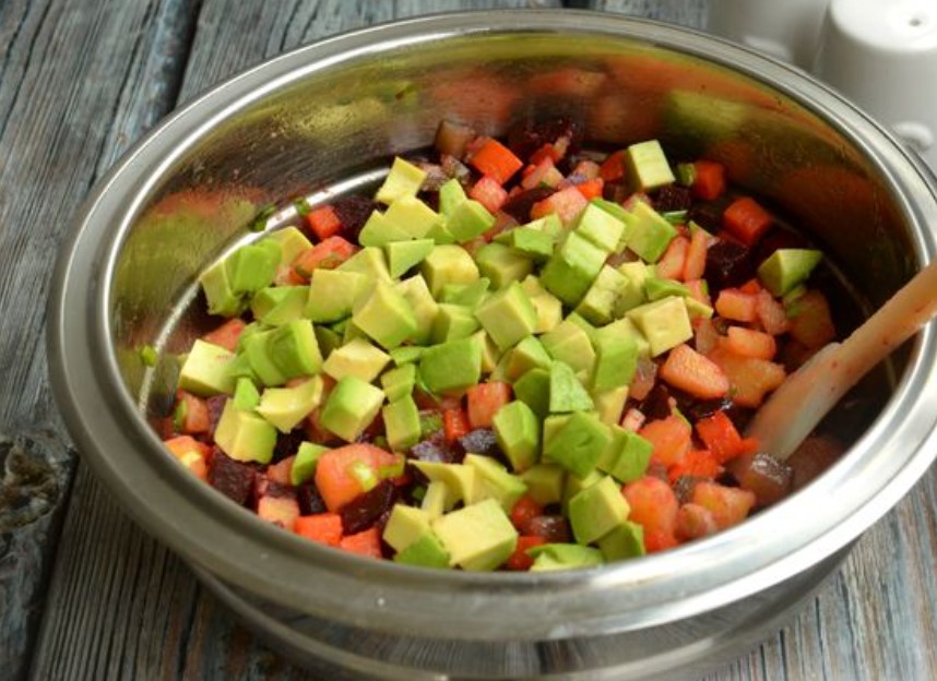 Vinaigrette with Avocado step 12