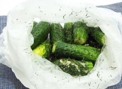 Lightly Salted Cucumbers in a Package step 11