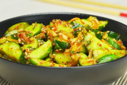 Korean Spicy Cucumbers