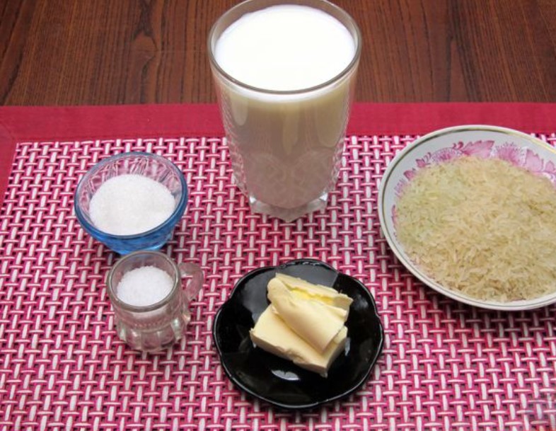 Milk Soup with Rice step 1