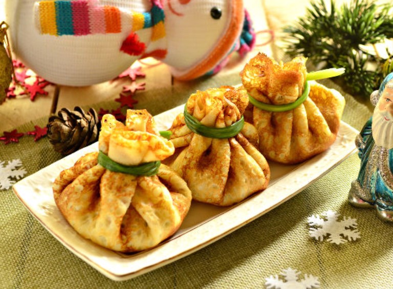 Santa Claus New Year’s snack