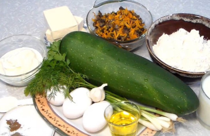 Zucchini Snack Cake step 1