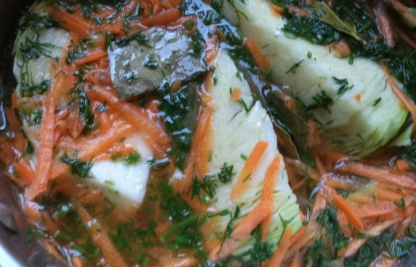 Pickled Young Cabbage