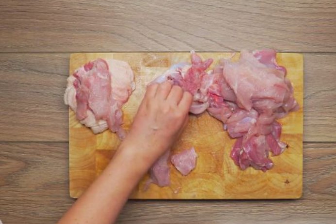 Homemade Chicken Roll step 2