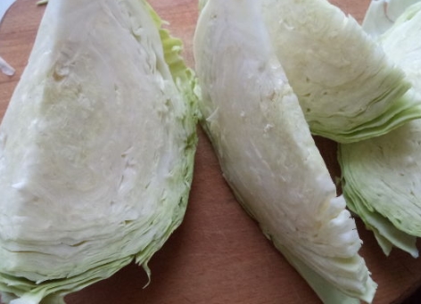 Pickled Young Cabbage step 1