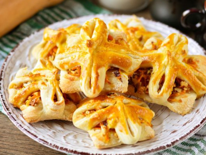 Puffs with Pumpkin and Walnuts